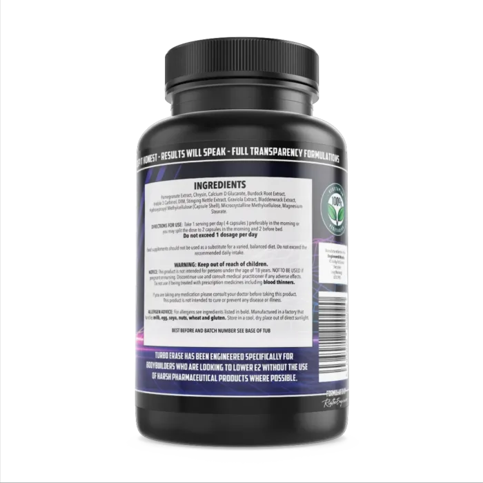 TurboErase Ingredients Engineered Muscle