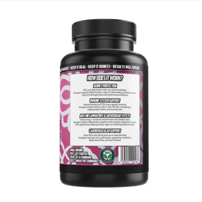 engineered muscle astragalus info label
