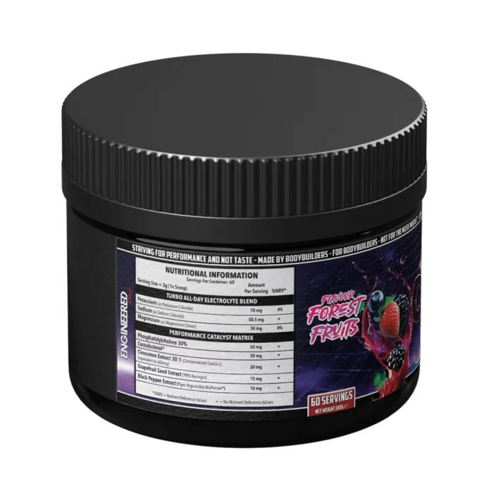 Engineered Muscle Catalyst, performance catalyst with added electrolytes for hydration nutrition information