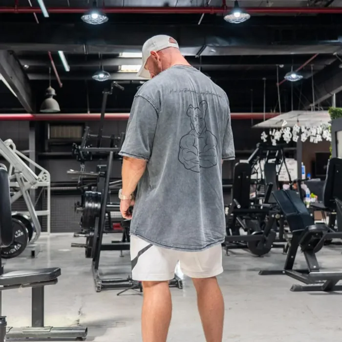 Super Oversized Acid Wash Tee - Image 5