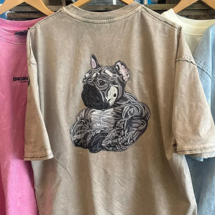 Engineered Muscle Season 2 oversized Tee Tan
