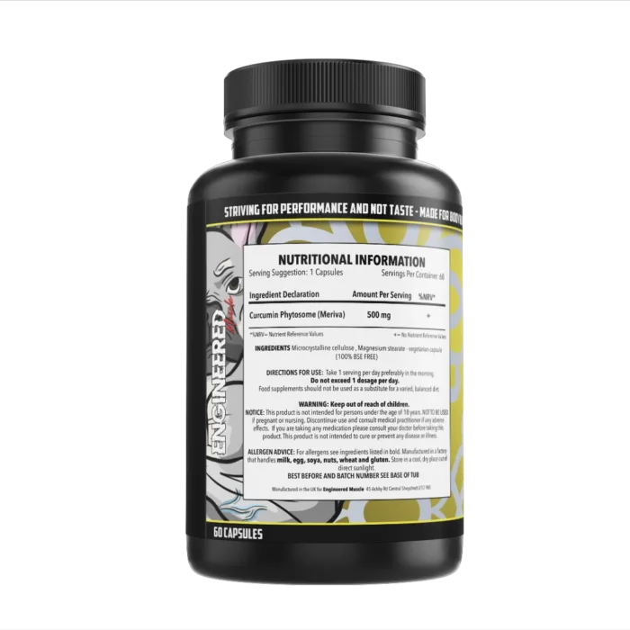 Engineered Muscle Meriva Cucumin Nutritional Info