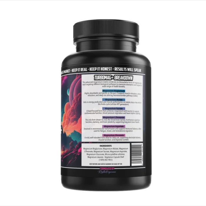 engineered muscle TurboMAG ingredients label
