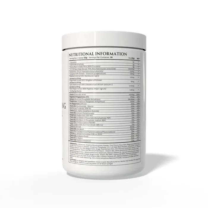 Apex Morning Ritual nutritional information