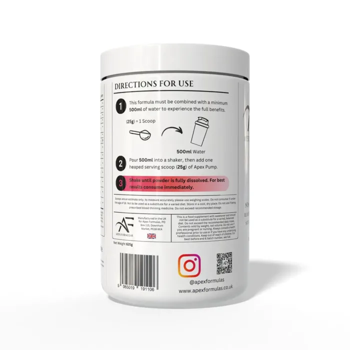 Apex Pump directions