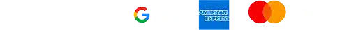 credit card and payment logos