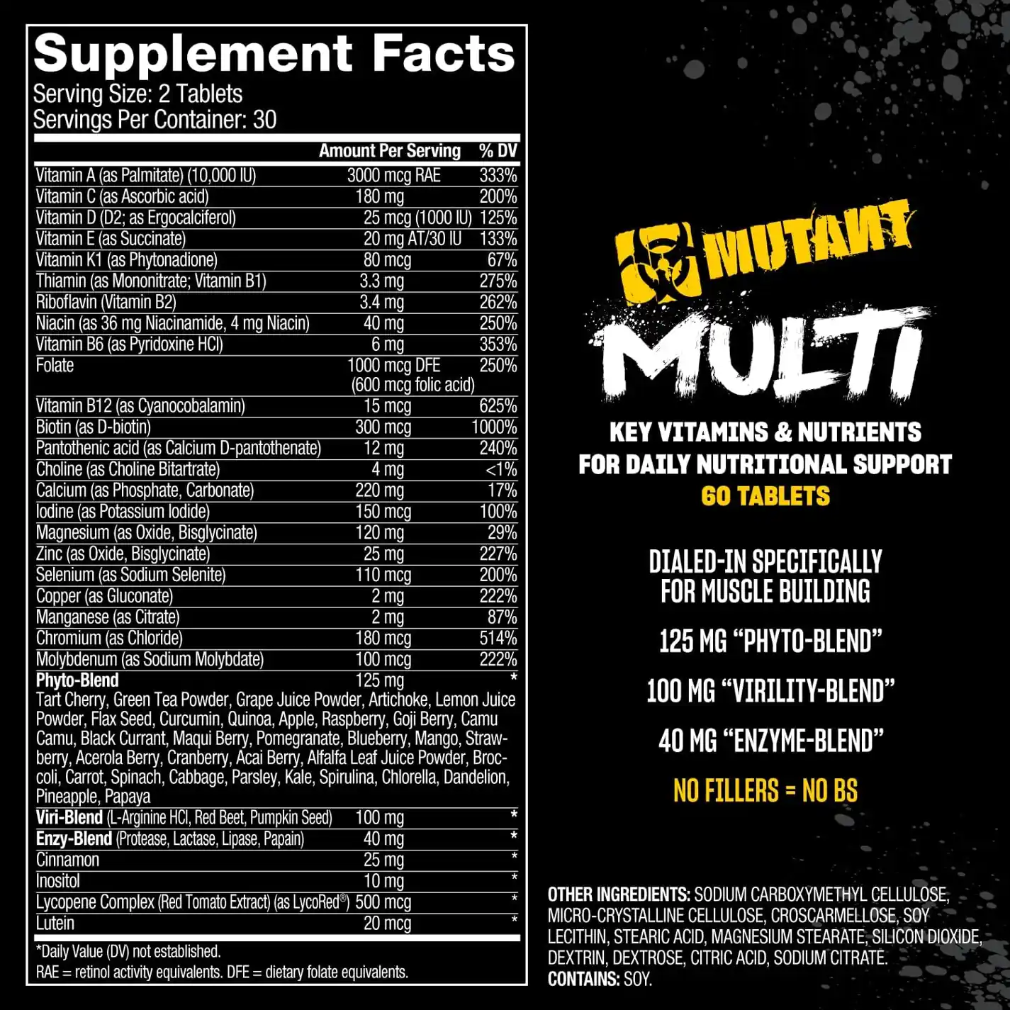 MUTANT MULTIVITAMIN PANEL